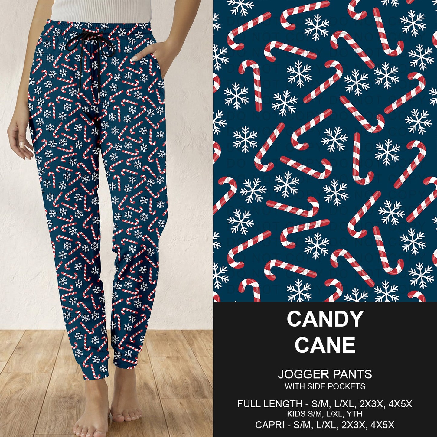 B312 - Preorder Candy Cane Joggers (Closes 9/13. ETA: mid Nov.)