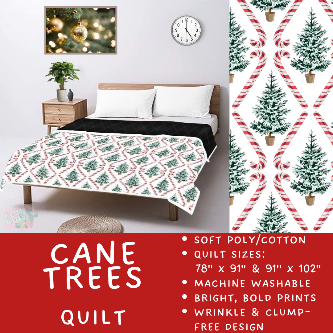 Batch #597 - Christmas Quilts - Closes 10/12 - ETA early Dec - Cane Trees Quilt