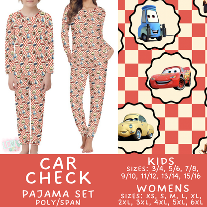 Batch #587 - Family Pajamas 2 - Closes 9/18 - ETA mid Nov - Car Check Women's & Kid's Pajama Sets