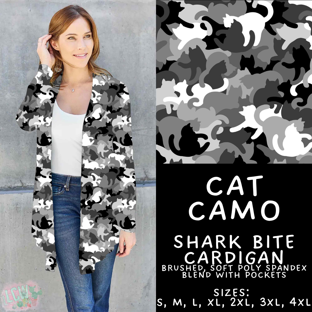Batch #603 - September Request Run - Closes 10/26 - ETA mid/late Dec - Cat Camo Cardigan
