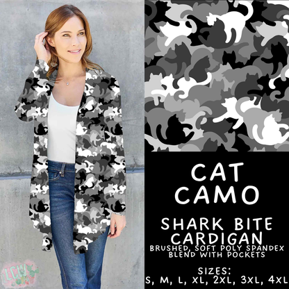 Batch #603 - September Request Run - Closes 10/26 - ETA mid/late Dec - Cat Camo Cardigan