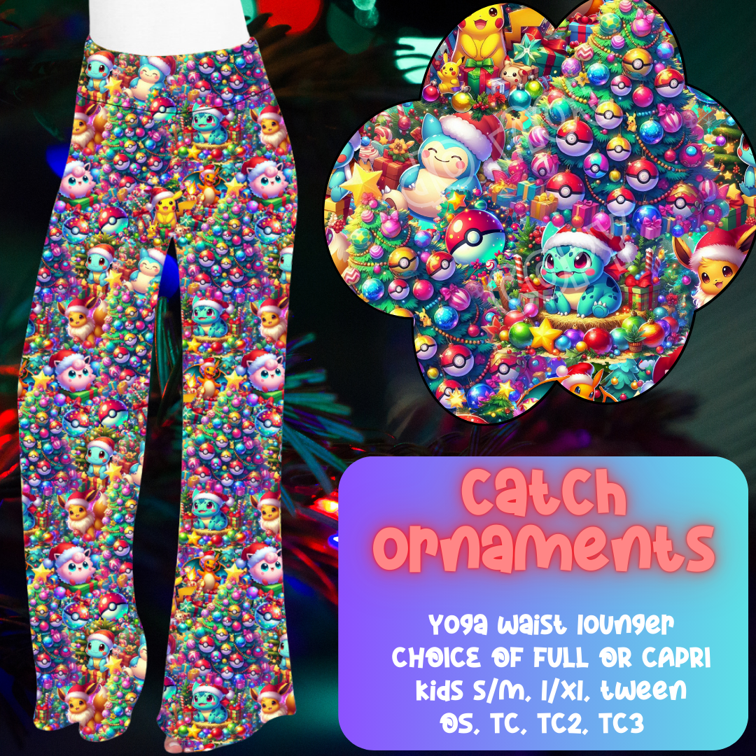 CATCH ORNAMENT - CHRISTMAS RUN - LOUNGER PREORDER CLOSING 9/29