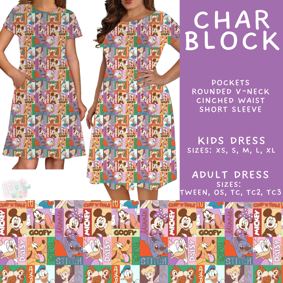 Batch #585 - Magical Faves 24 - Closes 9/14 - ETA mid Nov - Char Block Adult & Kids Dresses
