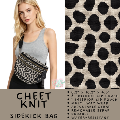 Batch #604 - Sidekick Bag 3 - Closes 10/26 - ETA mid/late Dec - Cheet Knit Sidekick Bag