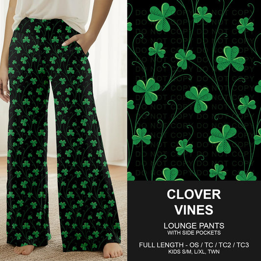 B268 - Preorder Clover Vines Lounge Pants (Closes 12/28. ETA mid Feb.)