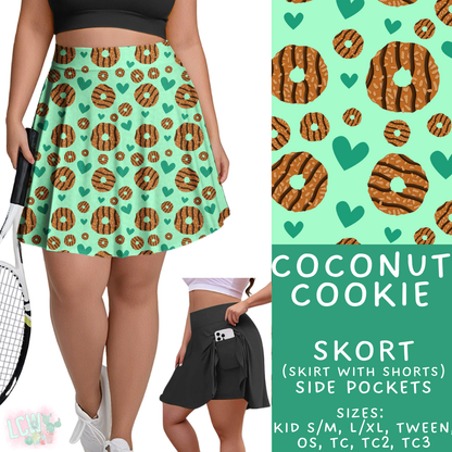 Batch #610 - Cookie Dealer 3 - Closes 11/9 - ETA early Jan - Coconut Cookie Skort