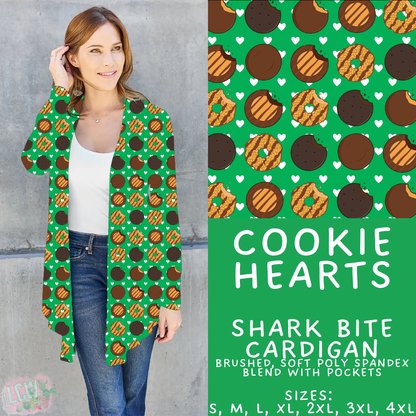 Batch #610 - Cookie Dealer 3 - Closes 11/9 - ETA early Jan - Cookie Hearts Cardigan