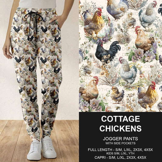 B296 - Preorder Cottage Chicken Joggers (Closes 6/21. ETA: late Aug.)