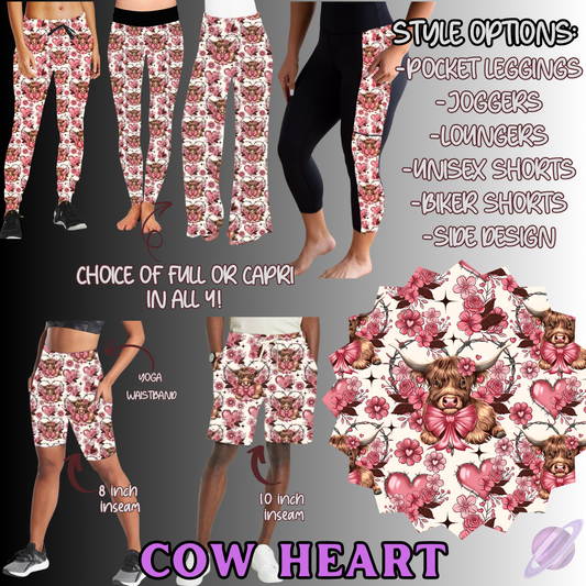 COW HEART-BATCH 120 PREORDER-6 STYLES OF BOTTOMS-PREORDER CLOSING 12/18
