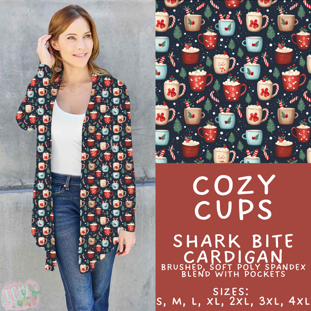 Batch #600 - Jingle all the Way 2 - Closes 10/19 - ETA early/mid Dec - Cozy Cups Cardigan