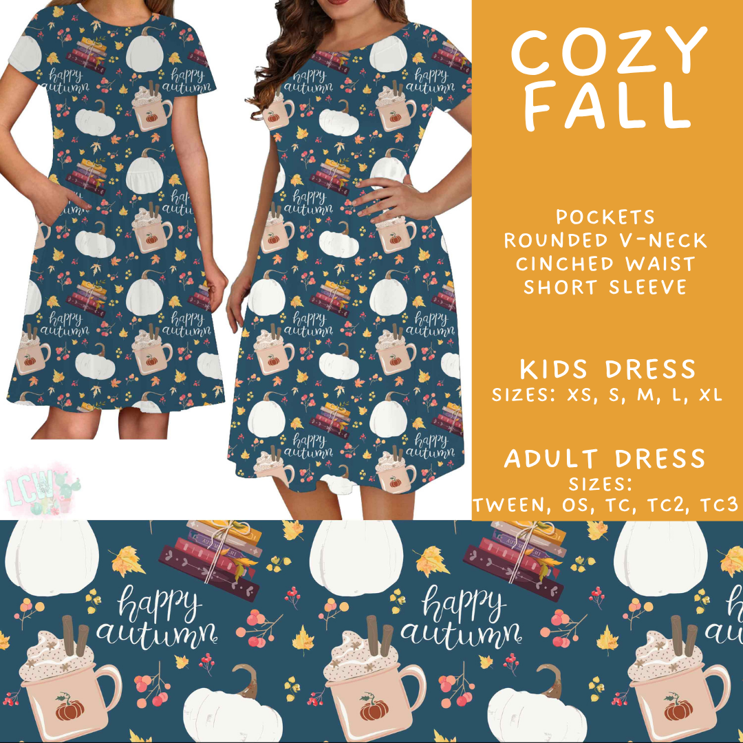 Batch #582 - Hello Fall 3 - Closes 9/7 - ETA early Nov - Cozy Fall Adult & Kids Dresses