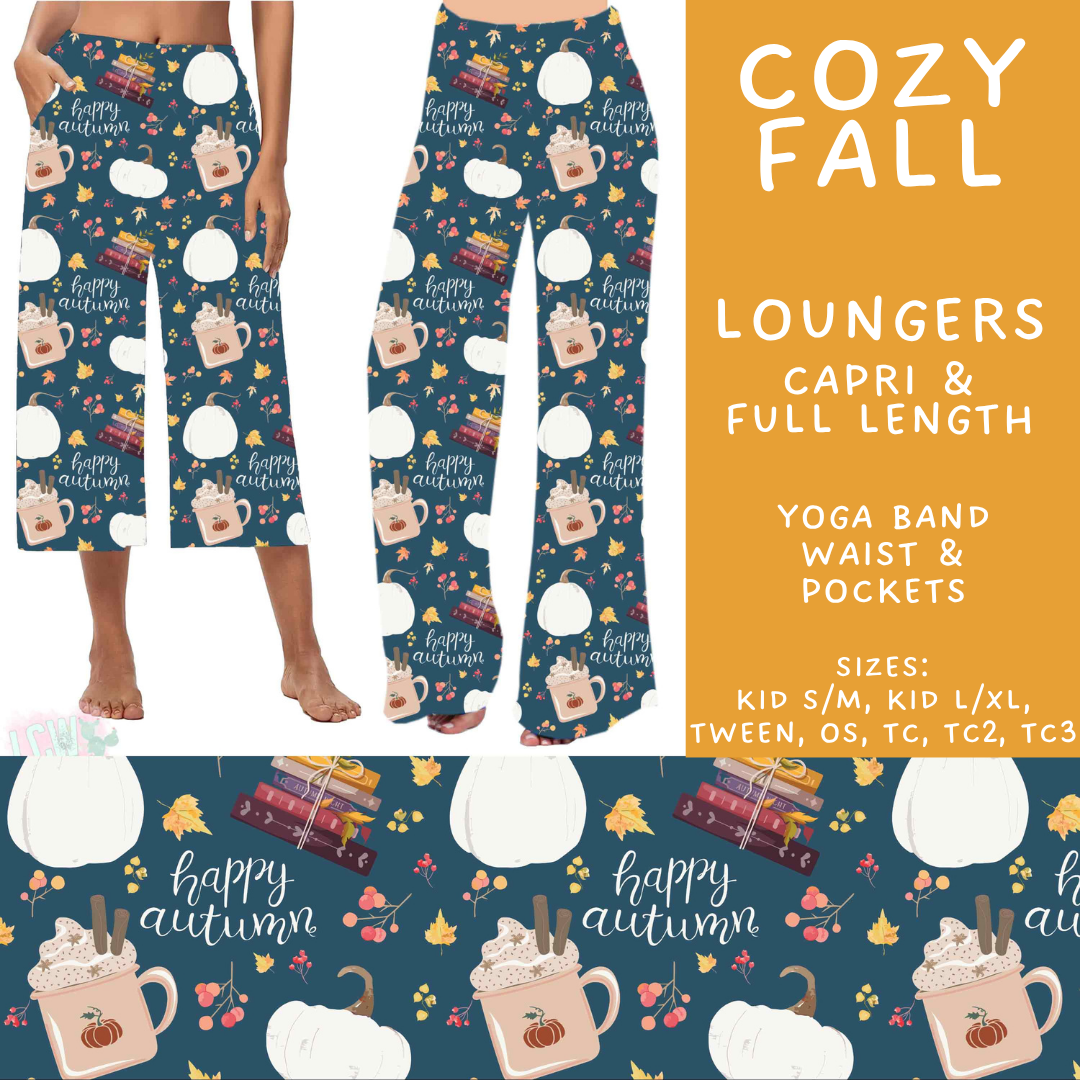 Batch #582 - Hello Fall 3 - Closes 9/7 - ETA early Nov - Cozy Fall Capri and Full Length Loungers