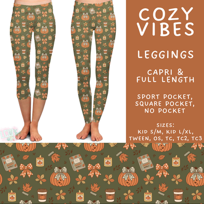 Batch #582 - Hello Fall 3 - Closes 9/7 - ETA early Nov - Cozy Vibes Full and Capri Length Leggings