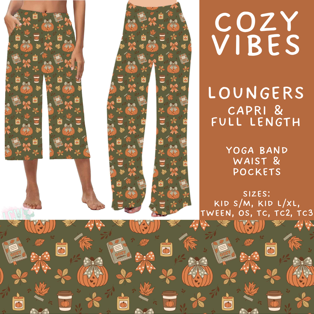 Batch #582 - Hello Fall 3 - Closes 9/7 - ETA early Nov - Cozy Vibes Capri and Full Length Loungers