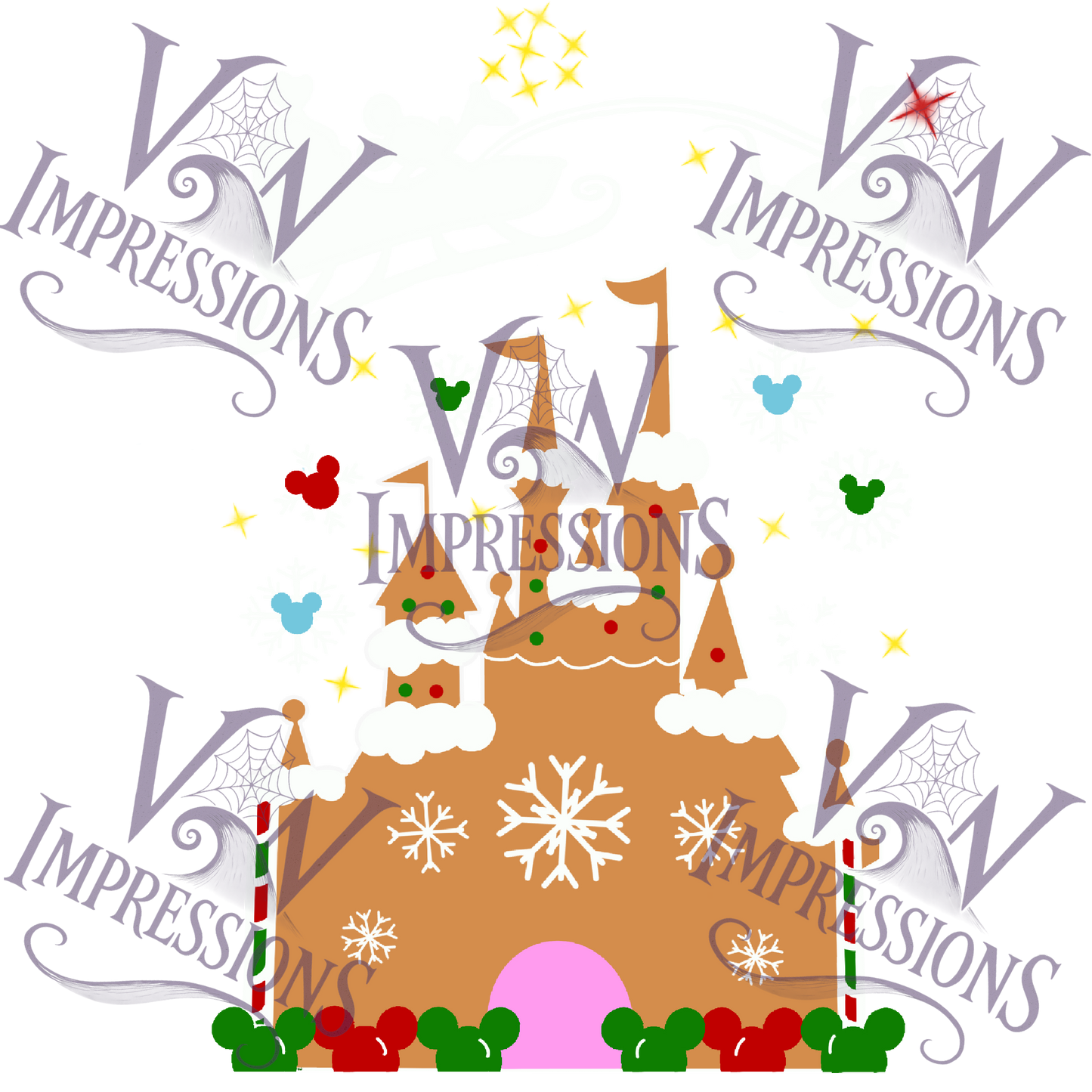 Christmas Magic Digital Files PNG, SVG, Seamless Pattern, Sublimation & DTF