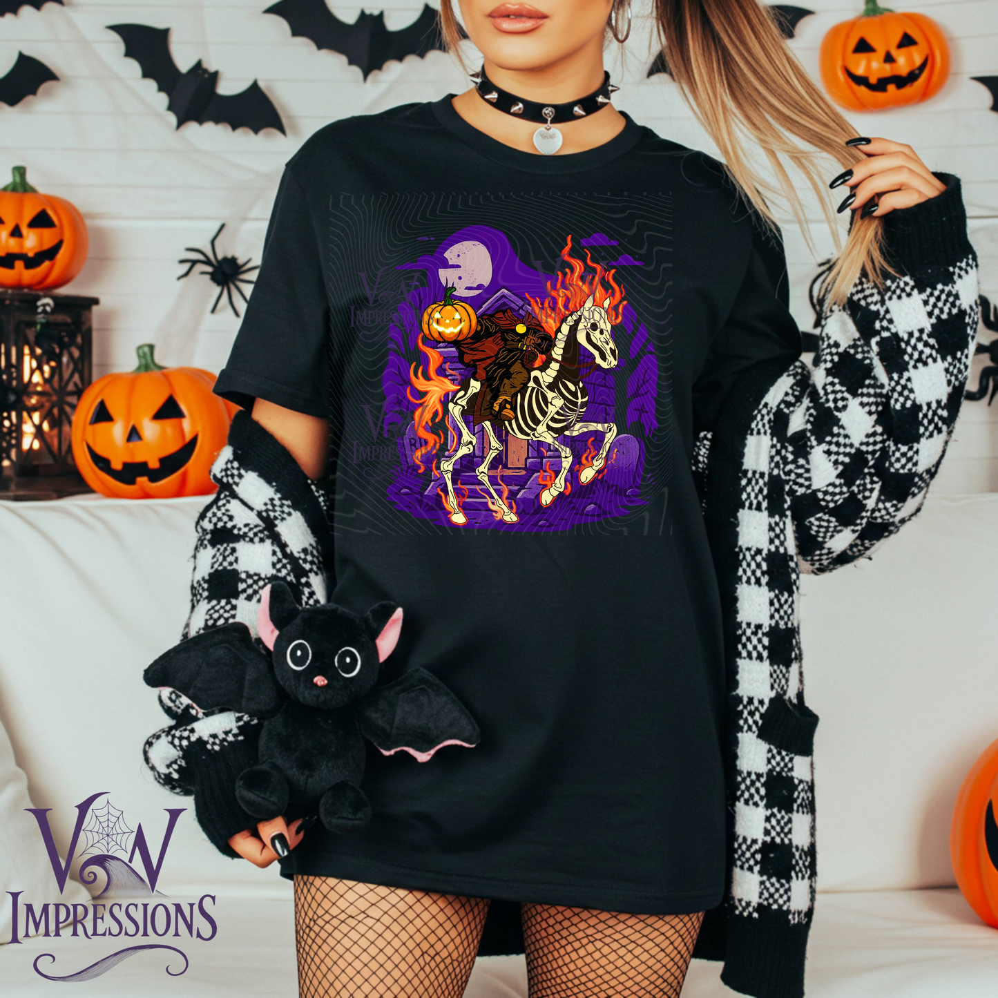 Headless Horsemen Orange Flames Digital Files