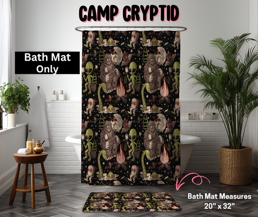 Camp Cryptid Custom Bath Mat