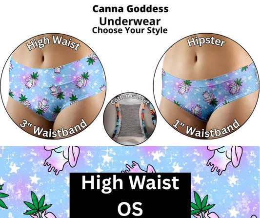 Canna Goddess High Waist Underwear
