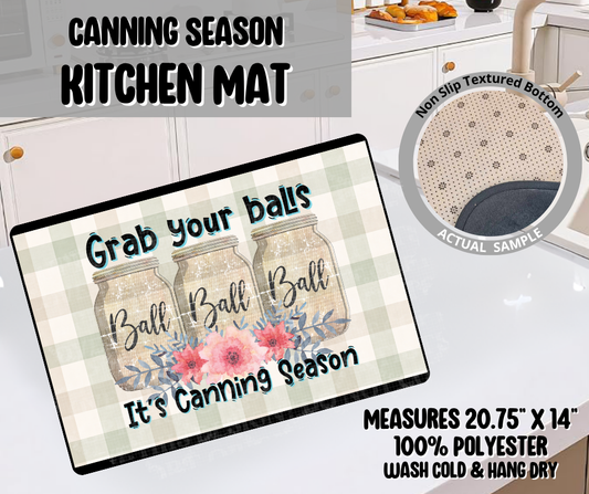 Canning Season Kitchen Mat