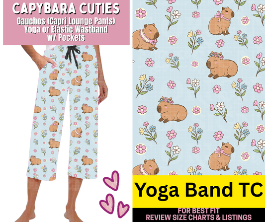Capybara Cuties Capri Gauchos