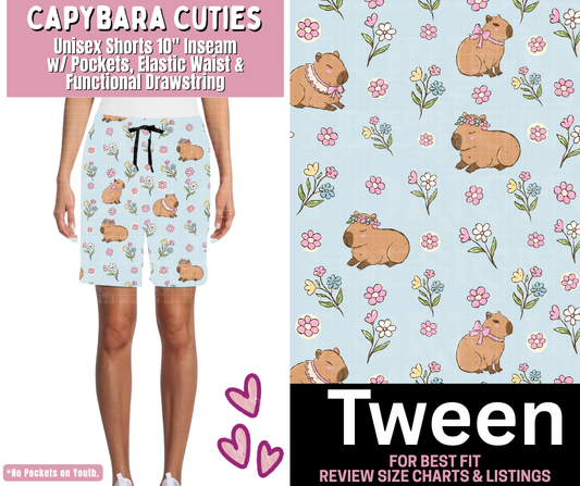 Capybara Cuties Unisex Shorts