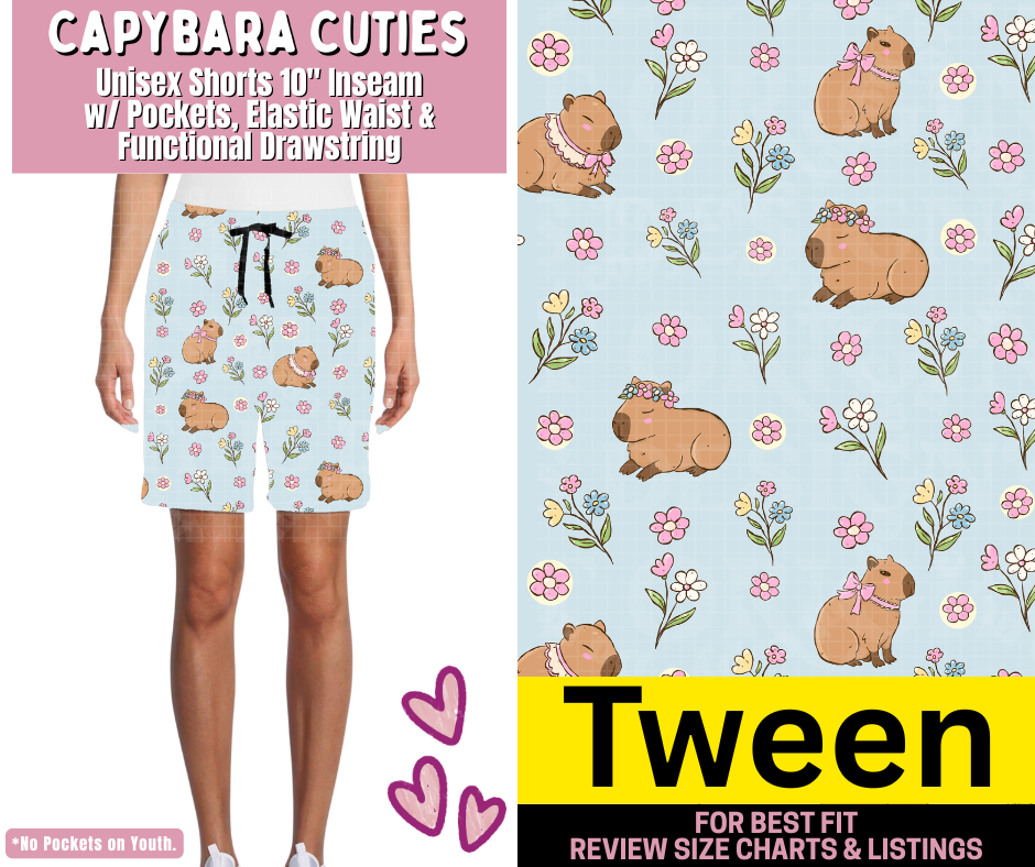 Capybara Cuties Unisex Shorts