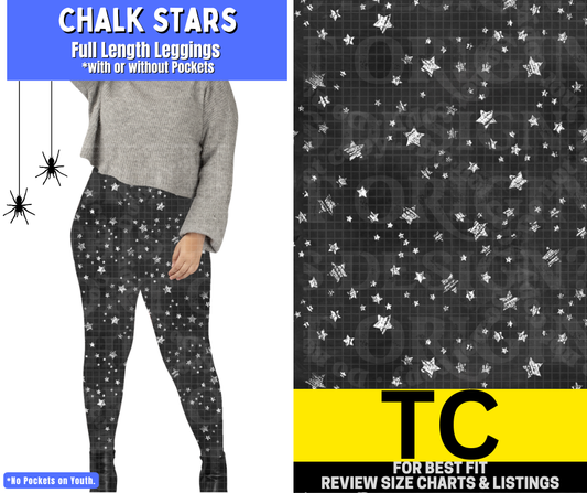 Chalk Stars Full Length Leggings w/ Pockets