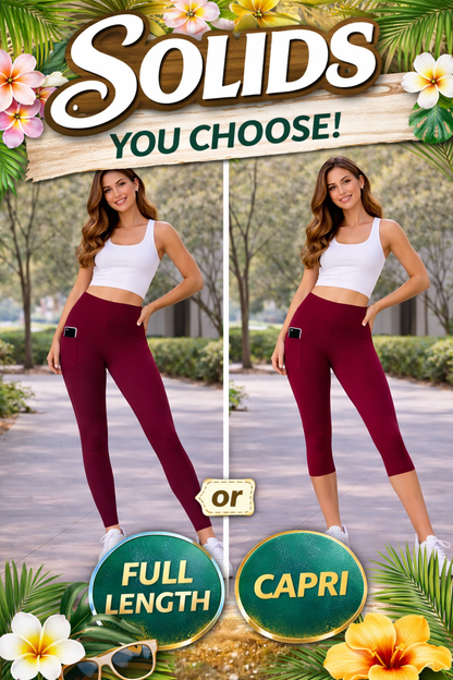 SOLID BLACK-LEGGINGS/JOGGERS-PREORDER CLOSING 4/20