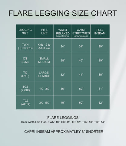 RTS - Spirit of the Wolf Flare Leggings w/ Pockets