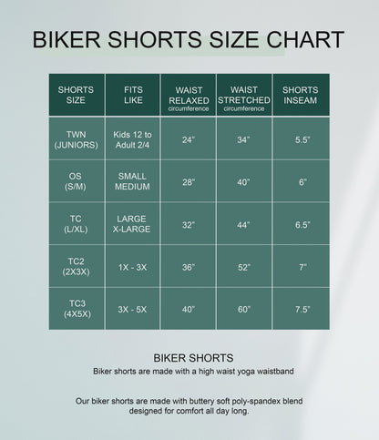 RTS - Golden Blue Galaxy Biker Shorts with Pockets