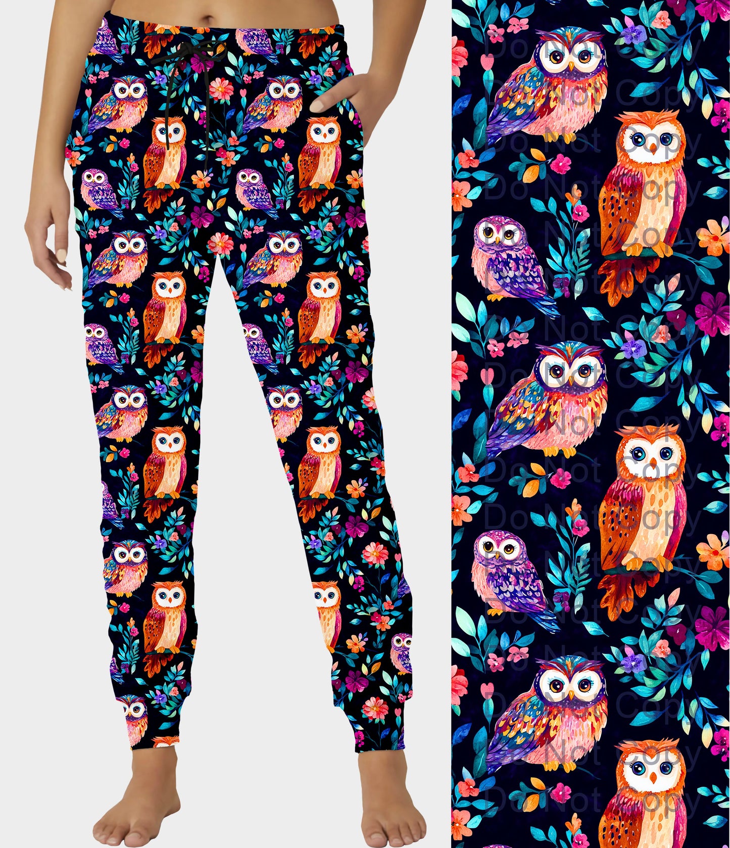 RTS - Colorful Owls Joggers