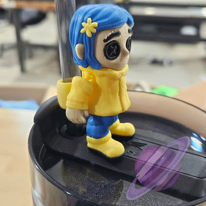 BUTTON EYES-3D PRINTED STRAW BUDDY