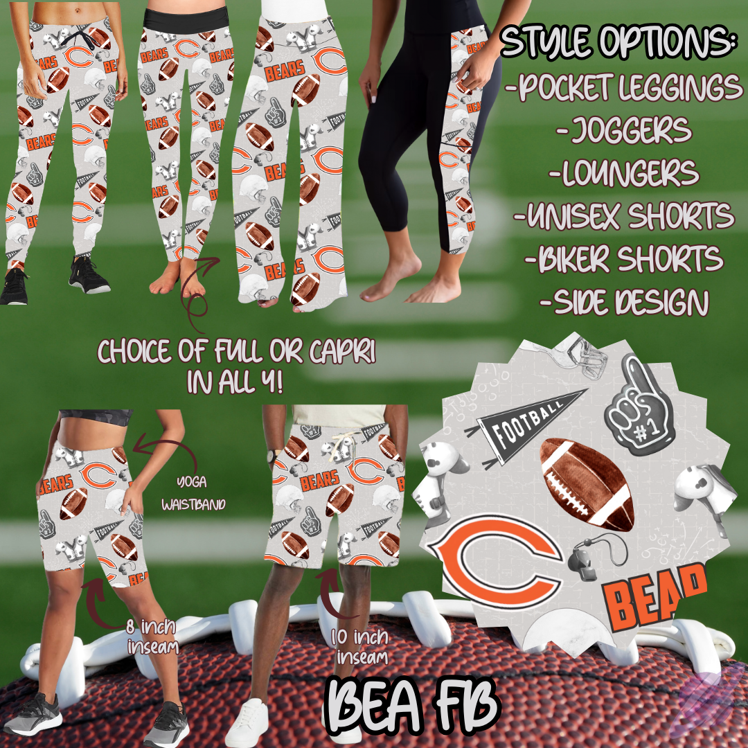 BEA FB-GAME DAY RUN- PREORDER CLOSING 7/13