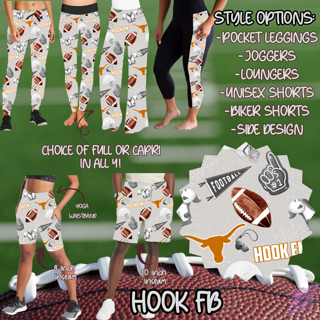 HOOK FB-GAME DAY RUN- PREORDER CLOSING 7/13