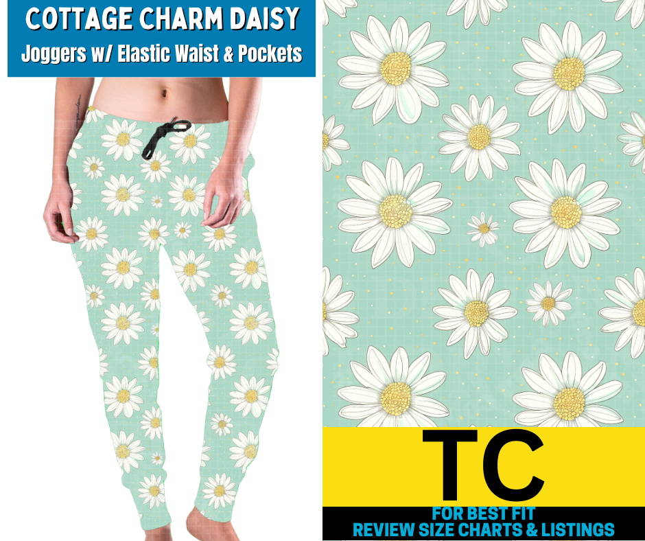 Cottage Charm Daisy Joggers