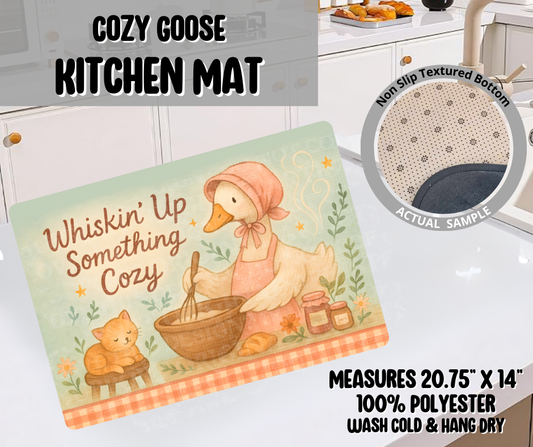 Cozy Goose Kitchen Mat