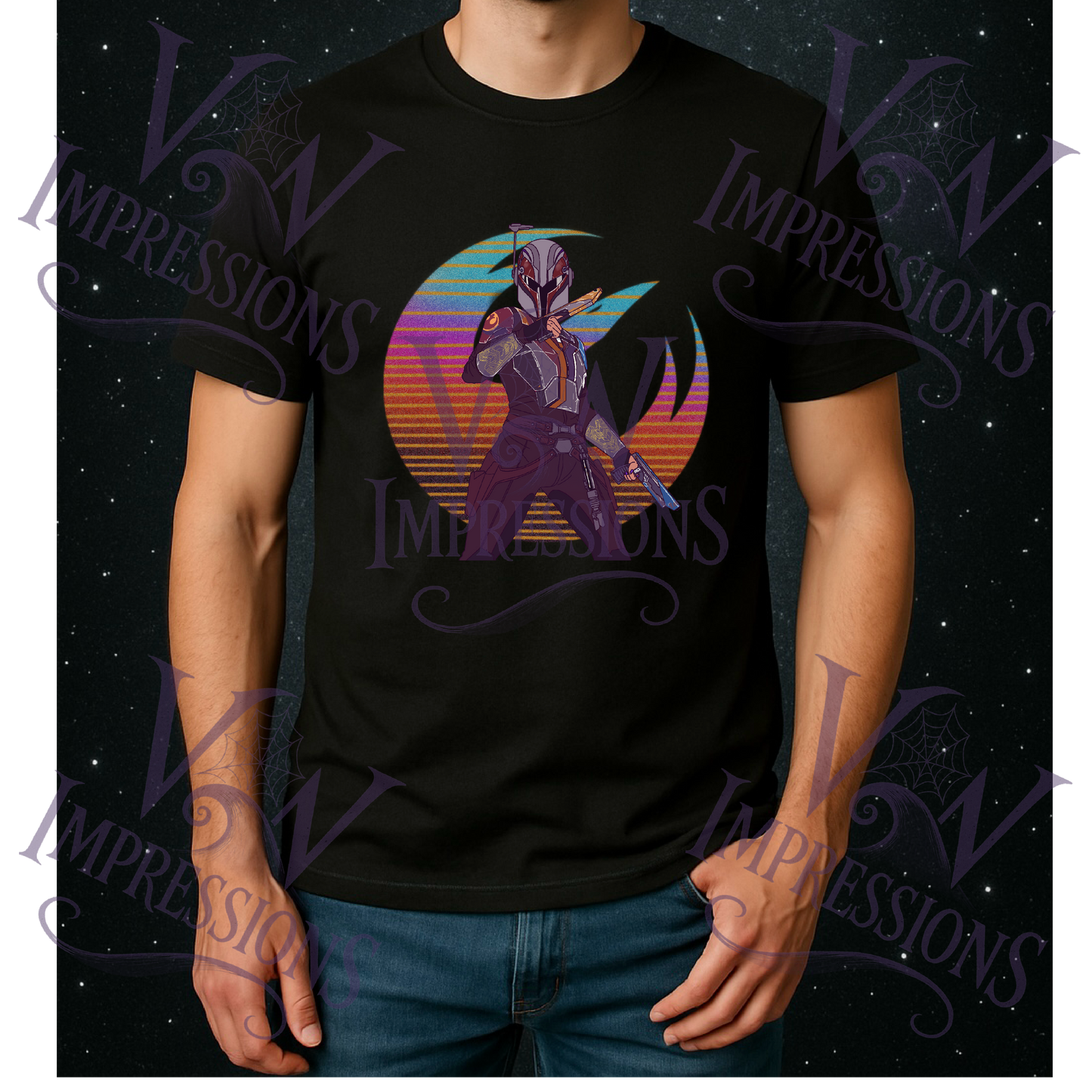 Retro Space Artist T-shirt