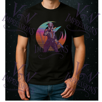 Retro Space Artist T-shirt