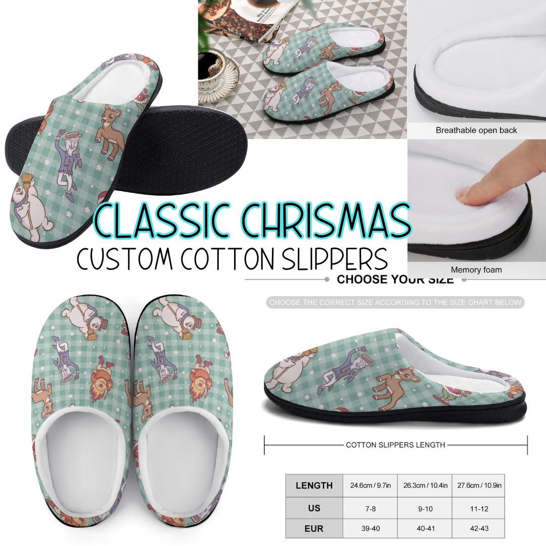 CLASSIC CHRISTMAS - CUSTOM SLIPPERS PREORDER CLOSING 9/16