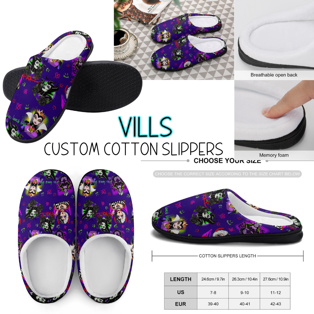 VILLS - CUSTOM SLIPPERS PREORDER CLOSING 9/16