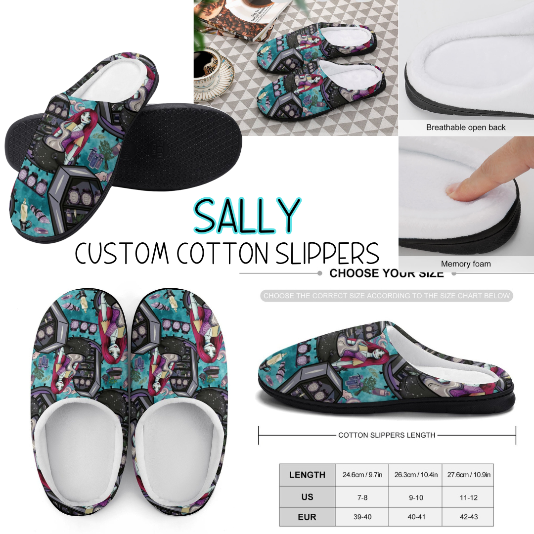 SALLY - CUSTOM SLIPPERS PREORDER CLOSING 9/16