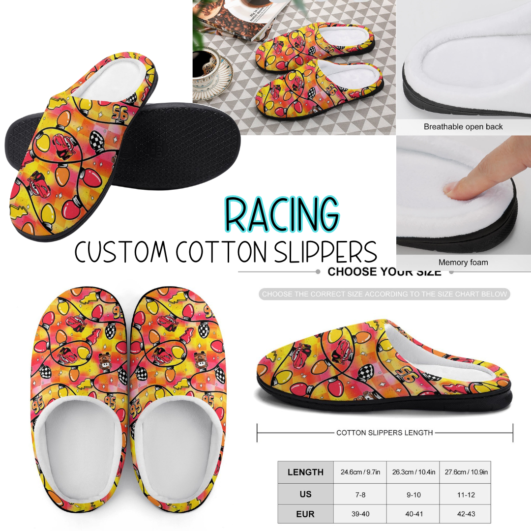 RACING - CUSTOM SLIPPERS PREORDER CLOSING 9/16