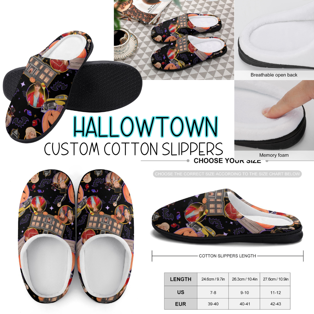 HALLOWTOWN - CUSTOM SLIPPERS PREORDER CLOSING 9/16