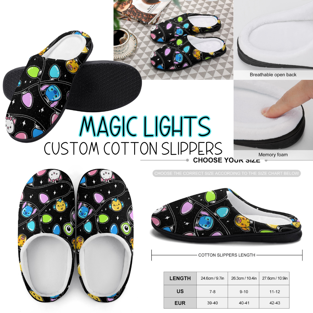 MAGIC LIGHTS - CUSTOM SLIPPERS PREORDER CLOSING 9/16