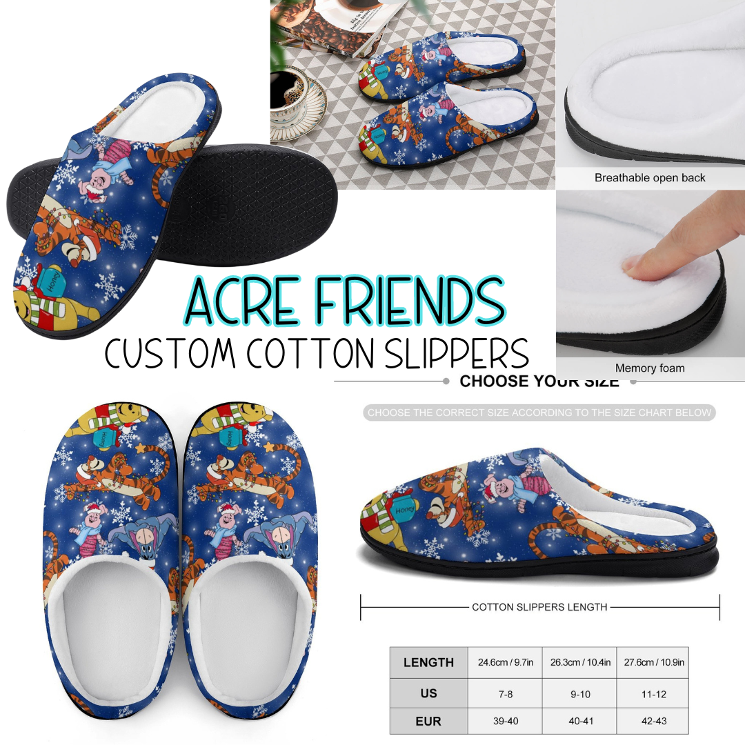 ACRE FRIENDS - CUSTOM SLIPPERS PREORDER CLOSING 9/16