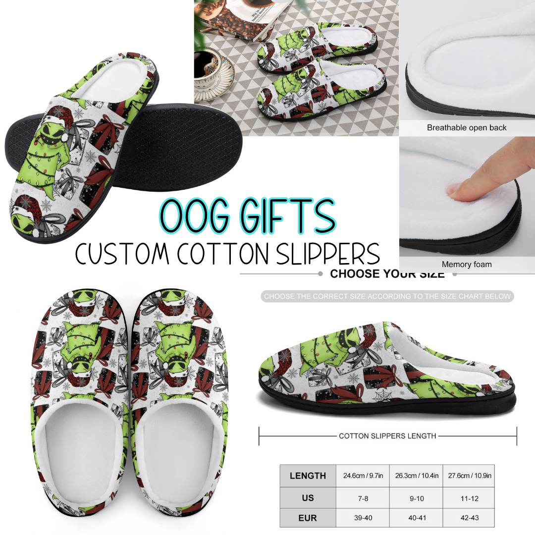 OOG GIFTS - CUSTOM SLIPPERS PREORDER CLOSING 9/16