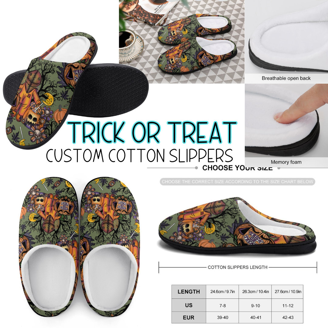 TRICK OR TREAT - CUSTOM SLIPPERS PREORDER CLOSING 9/16