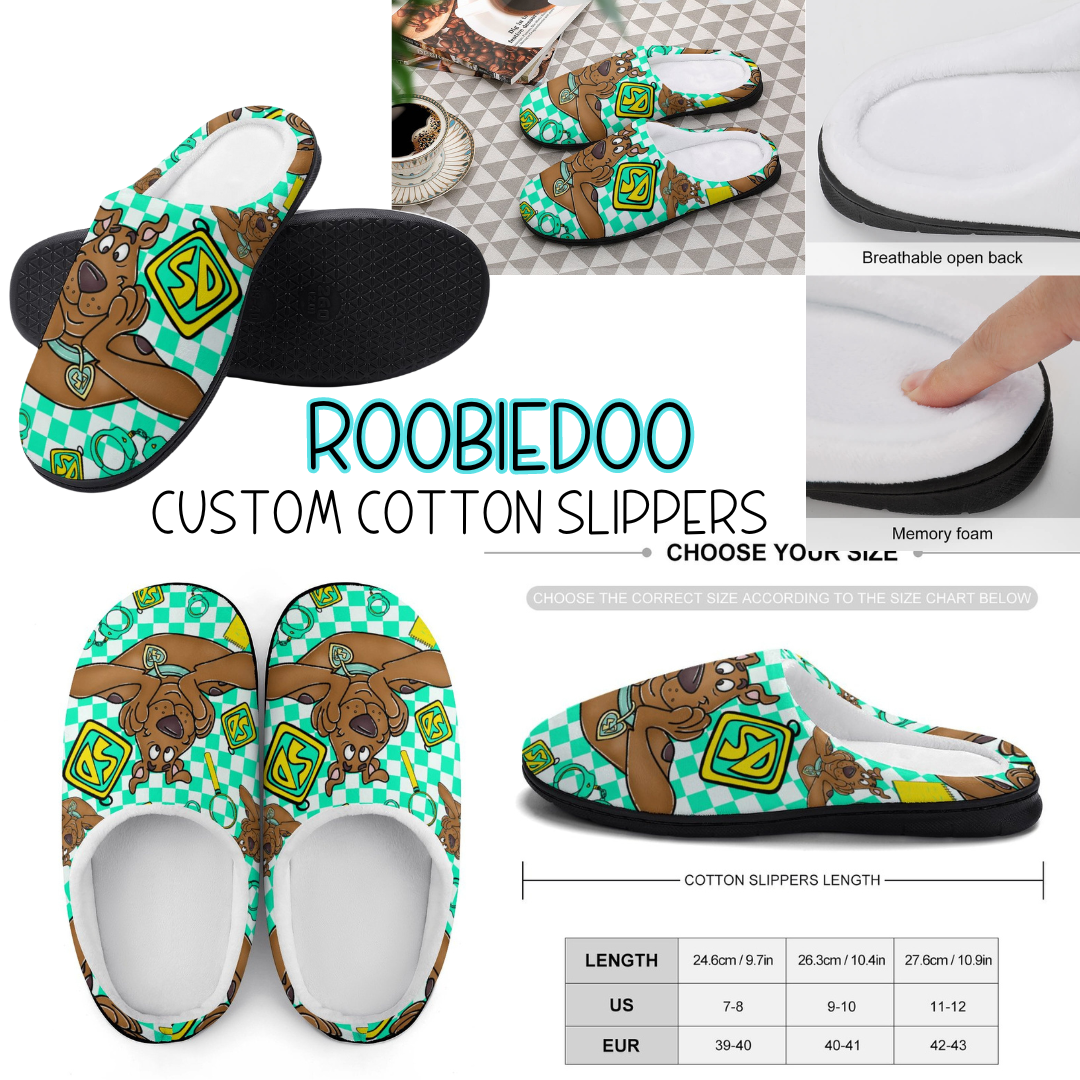 ROOBIEDOO - CUSTOM SLIPPERS PREORDER CLOSING 9/16