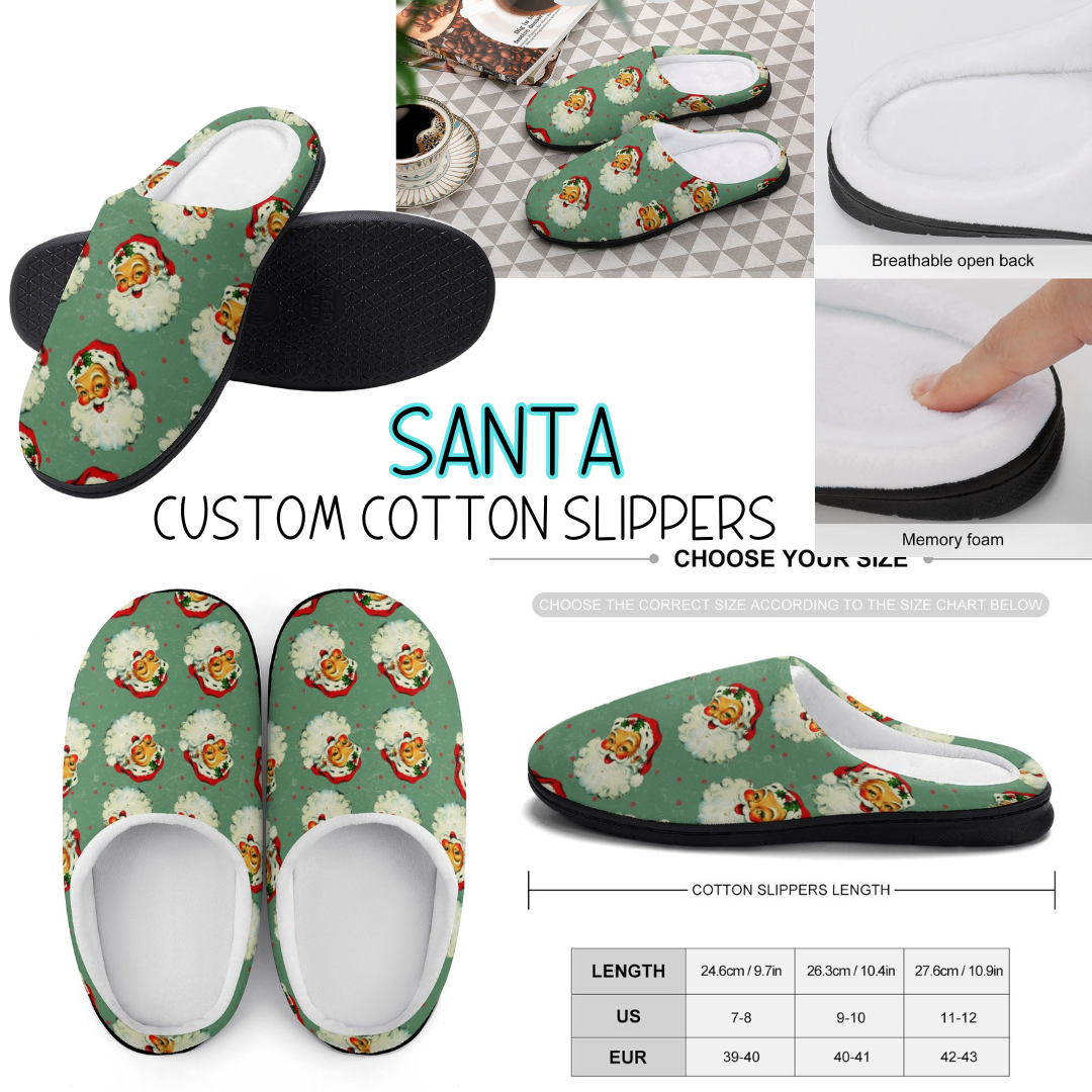 SANTA - CUSTOM SLIPPERS PREORDER CLOSING 9/16