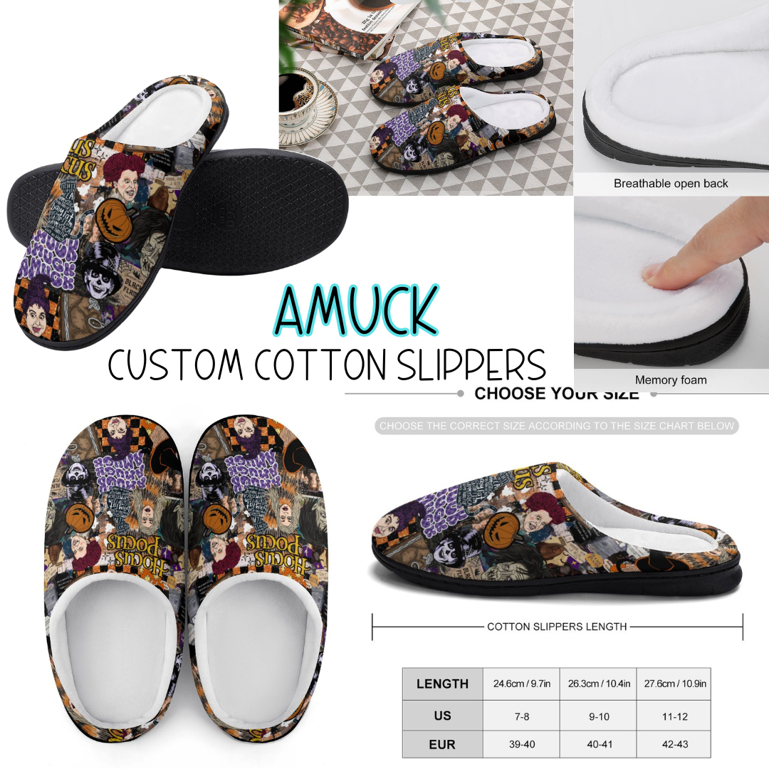 AMUCK - CUSTOM SLIPPERS PREORDER CLOSING 9/16